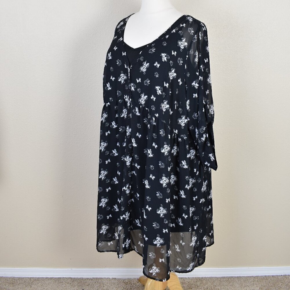 Torrid Disney Minnie Mouse Shirt Dress 5 - Picture 3 of 9